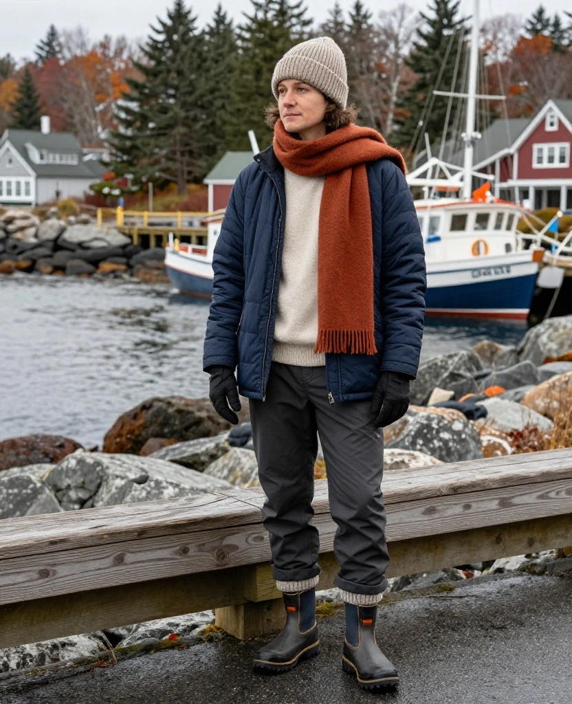 What to Wear in Bar Harbor in November: 15 Cozy Travel Outfits You’ll Be Glad You Packed! 30 What to Wear in Bar Harbor in November What to Wear in Bar Harbor in November: 15 Cozy Travel Outfits You’ll Be Glad You Packed! - 8. The Scarf, Beanie, and Glove Set That Finishes Every Outfit 1