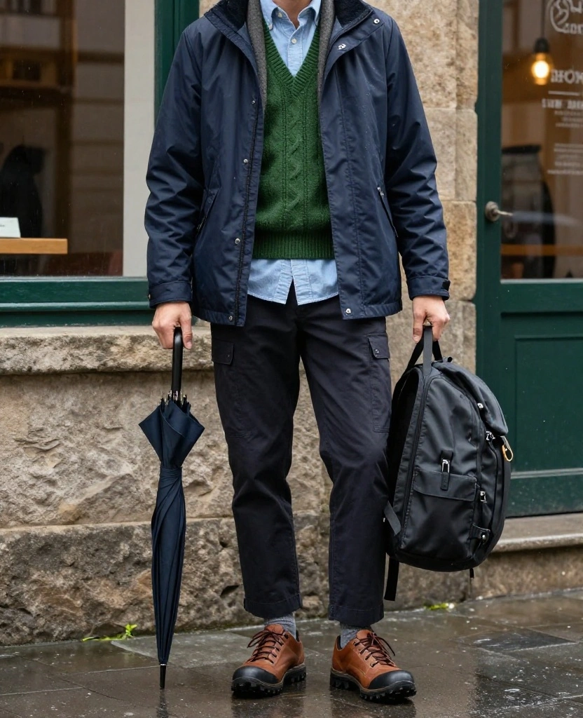 What to Wear in Bilbao in November When It Rains: 12 Stylish Looks You’ll Actually Want to Copy! 36 What to Wear in Bilbao in November What to Wear in Bilbao in November When It Rains: 12 Stylish Looks You’ll Actually Want to Copy! - 6. The Sweater-Vest Layer for Indoor-to-Outdoor Days 1