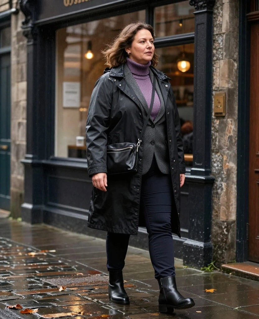 What to Wear in Cork in November: 15 Stylish Outfit Ideas That Beat Rain, Wind, and Chilly Days 36 What to Wear in Cork in November What to Wear in Cork in November: 15 Stylish Outfit Ideas That Beat Rain, Wind, and Chilly Days - 6. Smart Layers for a Rainy Dinner or City Evening 1