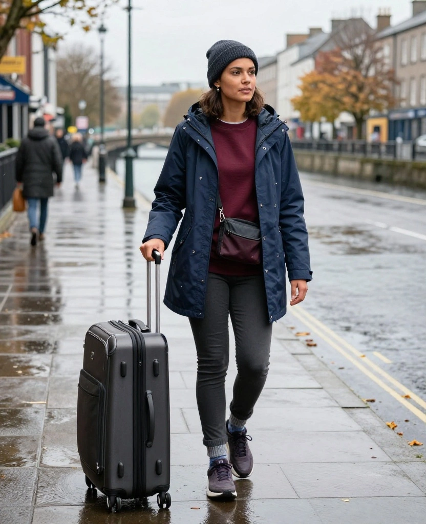 What to Wear in Cork in November: 15 Stylish Outfit Ideas That Beat Rain, Wind, and Chilly Days 52 What to Wear in Cork in November What to Wear in Cork in November: 15 Stylish Outfit Ideas That Beat Rain, Wind, and Chilly Days - 8. The Comfortable Travel-Day Outfit for Cork 1