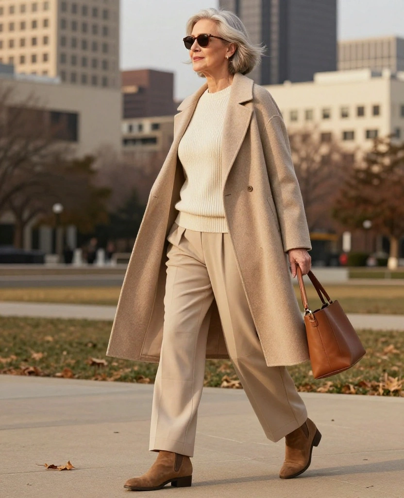 What to Wear in Dallas in December: 15 Chic Layering Ideas for Unpredictable Winter Weather 34 What to Wear in Dallas in December What to Wear in Dallas in December: 15 Chic Layering Ideas for Unpredictable Winter Weather - 6. Tonal Cream Layers for a Soft Monochrome Look 1