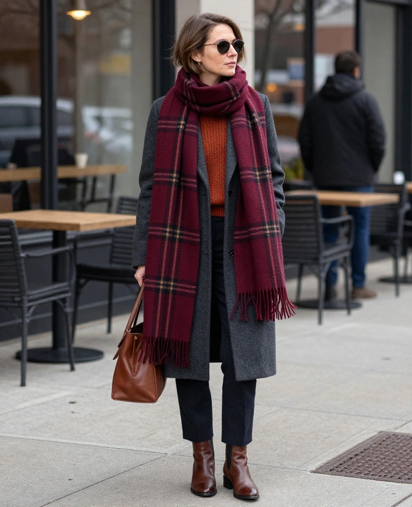 What to Wear in Dallas in December: 15 Chic Layering Ideas for Unpredictable Winter Weather 55 What to Wear in Dallas in December What to Wear in Dallas in December: 15 Chic Layering Ideas for Unpredictable Winter Weather - 9. Use a Scarf as Your Quick Weather Switch 1