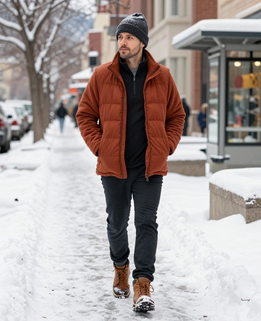 What to Wear in Denver in December: 15 Layering Tricks for Warmth Without the Bulk 15 What to Wear in Denver in December What to Wear in Denver in December: 15 Layering Tricks for Warmth Without the Bulk - 3. Use a Thin Mid-Layer Instead of a Giant Sweater 1
