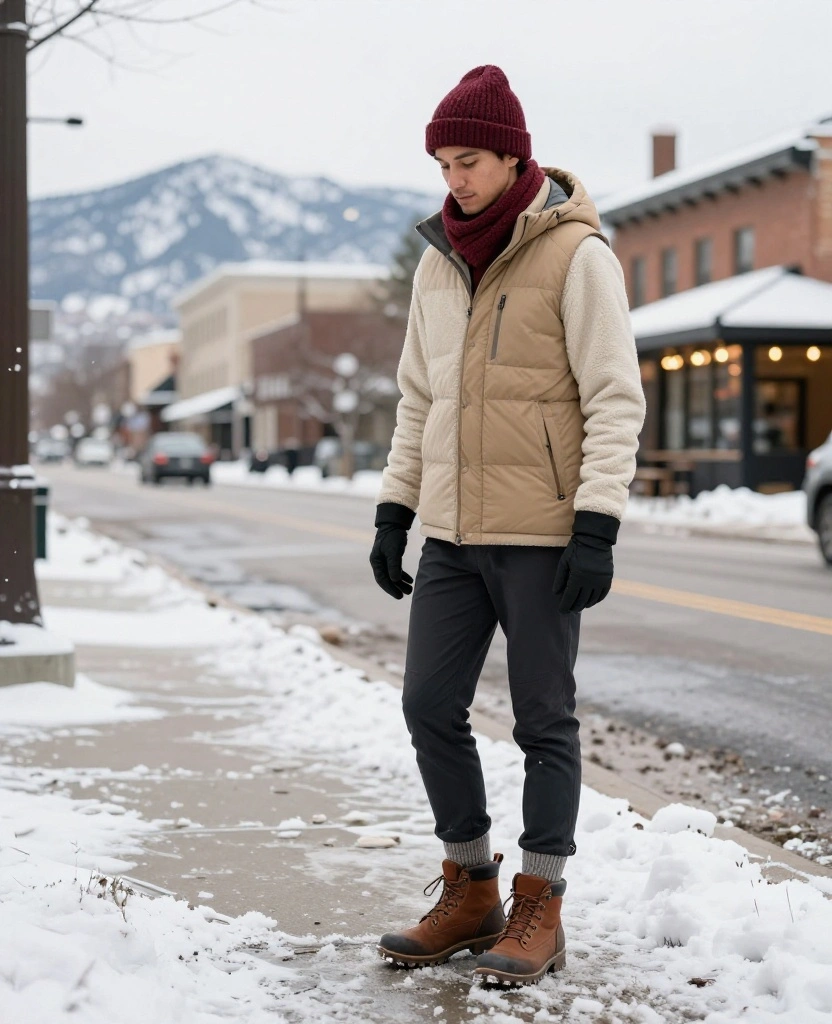 What to Wear in Denver in December: 15 Layering Tricks for Warmth Without the Bulk 57 What to Wear in Denver in December What to Wear in Denver in December: 15 Layering Tricks for Warmth Without the Bulk - 9. Treat Socks and Boots as Part of the Layering System 1