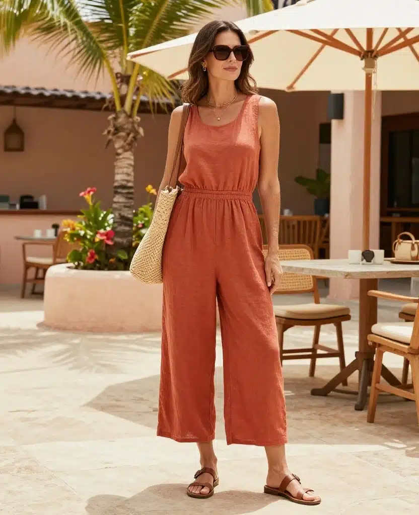 What to Wear in Key West in December: 15 Vacation Outfits You’ll Be Glad You Packed! 34 What to wear in Key West in December What to Wear in Key West in December: 15 Vacation Outfits You’ll Be Glad You Packed! - 6. The One-and-Done Jumpsuit for Casual Lunches 1