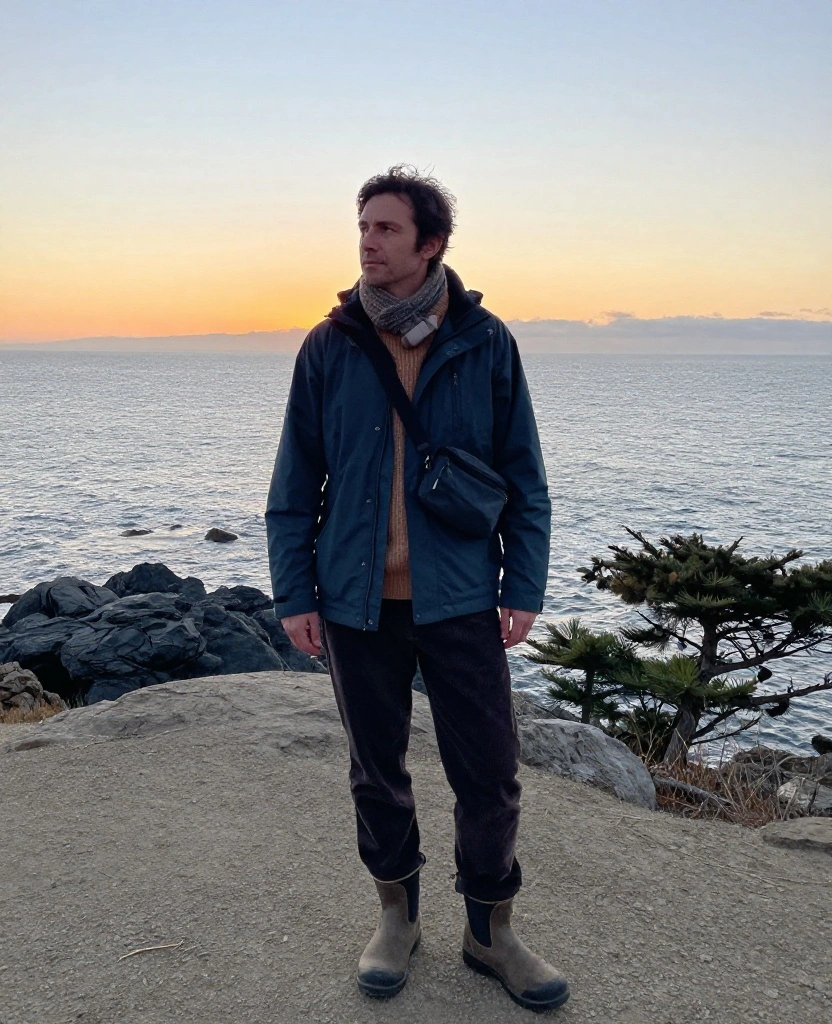 What to Wear in Monterey Bay in November: 15 Outfit Ideas You’ll Be Glad You Packed! 77 what to wear in Monterey Bay in November What to Wear in Monterey Bay in November: 15 Outfit Ideas You’ll Be Glad You Packed! - 15. Sunset-by-the-Bay Outfit: Cozy Jacket, Scarf, and Reliable Boots 1