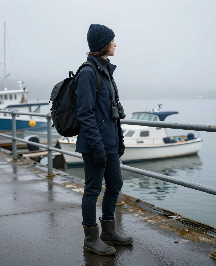 What to Wear in Monterey Bay in November: 15 Outfit Ideas You’ll Be Glad You Packed! 2 what to wear in Monterey Bay in November What to Wear in Monterey Bay in November: 15 Outfit Ideas You’ll Be Glad You Packed! - 2. Foggy Harbor Morning: Knit Layers for Early Starts 1