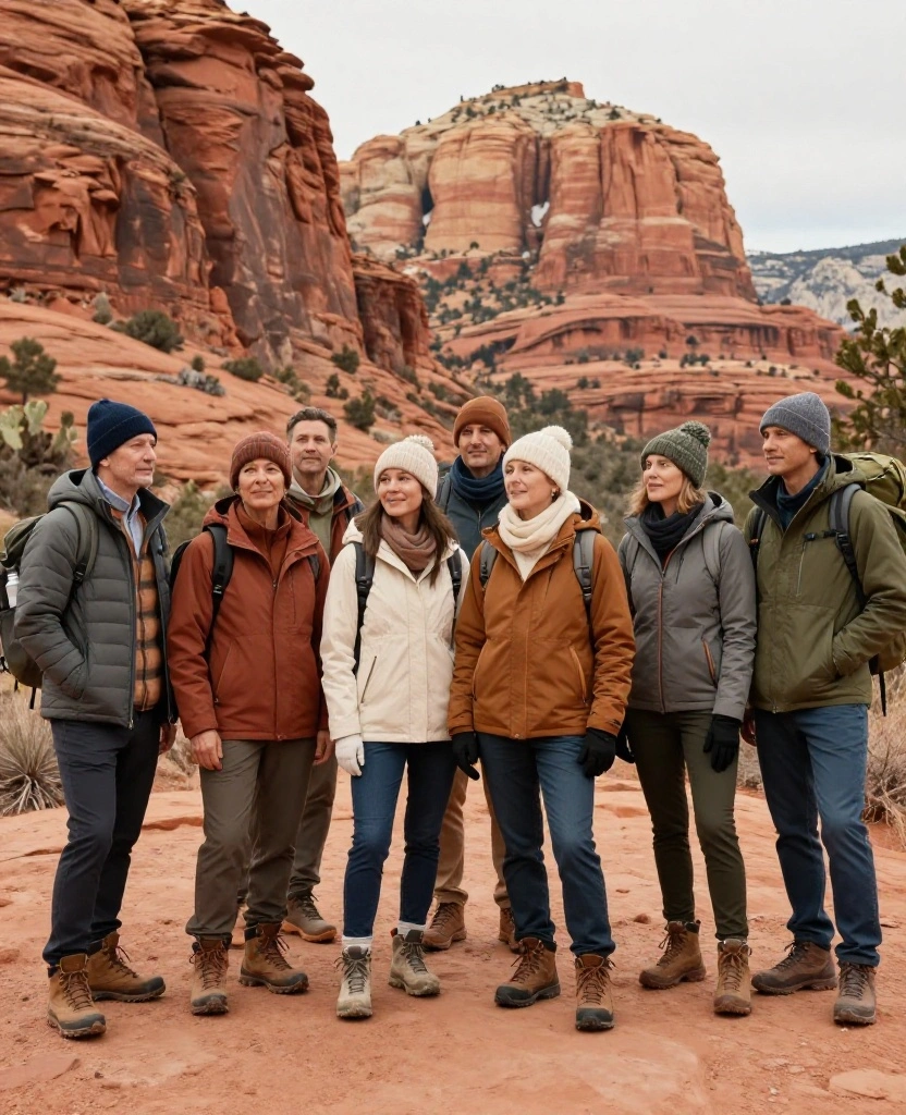 What to Wear in Sedona in December: 15 Must-Pack Winter Outfits for Red-Rock Adventures 89 What to Wear in Sedona in December What to Wear in Sedona in December: 15 Must-Pack Winter Outfits for Red-Rock Adventures - 13. The Three-Color Capsule for Easy Mix-and-Match Packing 1