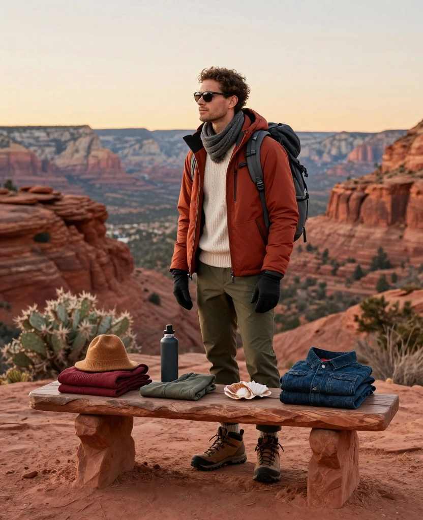 What to Wear in Sedona in December: 15 Must-Pack Winter Outfits for Red-Rock Adventures 110 What to Wear in Sedona in December What to Wear in Sedona in December: 15 Must-Pack Winter Outfits for Red-Rock Adventures - Conclusion: Pack for the Temperature Swings, Not Just the Photos 1