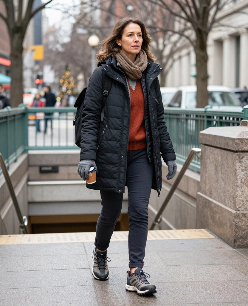 What to Wear in Washington, D.C. in December: 15 Chic Winter Outfits That Keep You Warm While Sightseeing 92 What to Wear in Washington D.C in December What to Wear in Washington, D.C. in December: 15 Chic Winter Outfits That Keep You Warm While Sightseeing - 14. Metro-Friendly Layers with a Compact Backpack 1