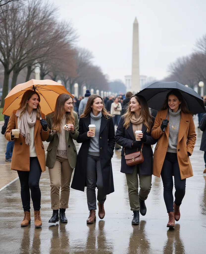 What to Wear in Washington, D.C. in December: 15 Chic Winter Outfits That Keep You Warm While Sightseeing 99 What to Wear in Washington D.C in December What to Wear in Washington, D.C. in December: 15 Chic Winter Outfits That Keep You Warm While Sightseeing - 15. The Final Outfit Formula: Coat, Scarf, Gloves, and Shoes That Work 1