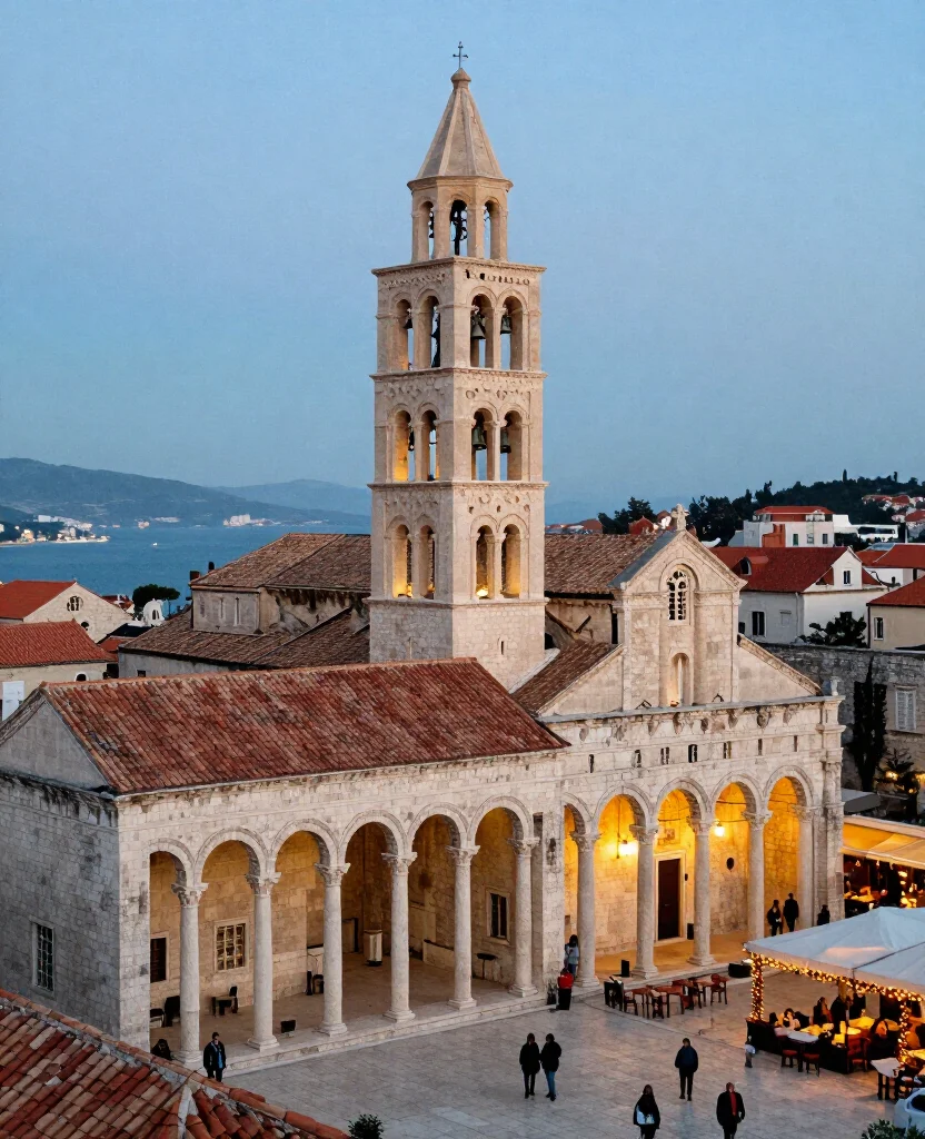 10 Magical Places to Visit in Split in December That Feel Like a Winter Fairytale (You’ll Love #7!) 5 Places to Visit in Split in December 10 Magical Places to Visit in Split in December That Feel Like a Winter Fairytale (You’ll Love #7!) - 5. Saint Domnius Cathedral and the Bell Tower: Split from Above 1