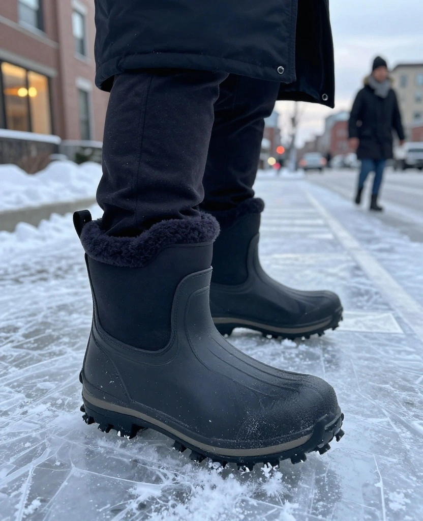11 Best Winter Boots for Toronto in December That Keep Your Feet Warm, Dry, and Slip-Free 6 what to wear in Toronto in December 11 Best Winter Boots for Toronto in December That Keep Your Feet Warm, Dry, and Slip-Free - 2. The Ice-Grip Boot for Slippery Sidewalks and Frozen Crosswalks 1