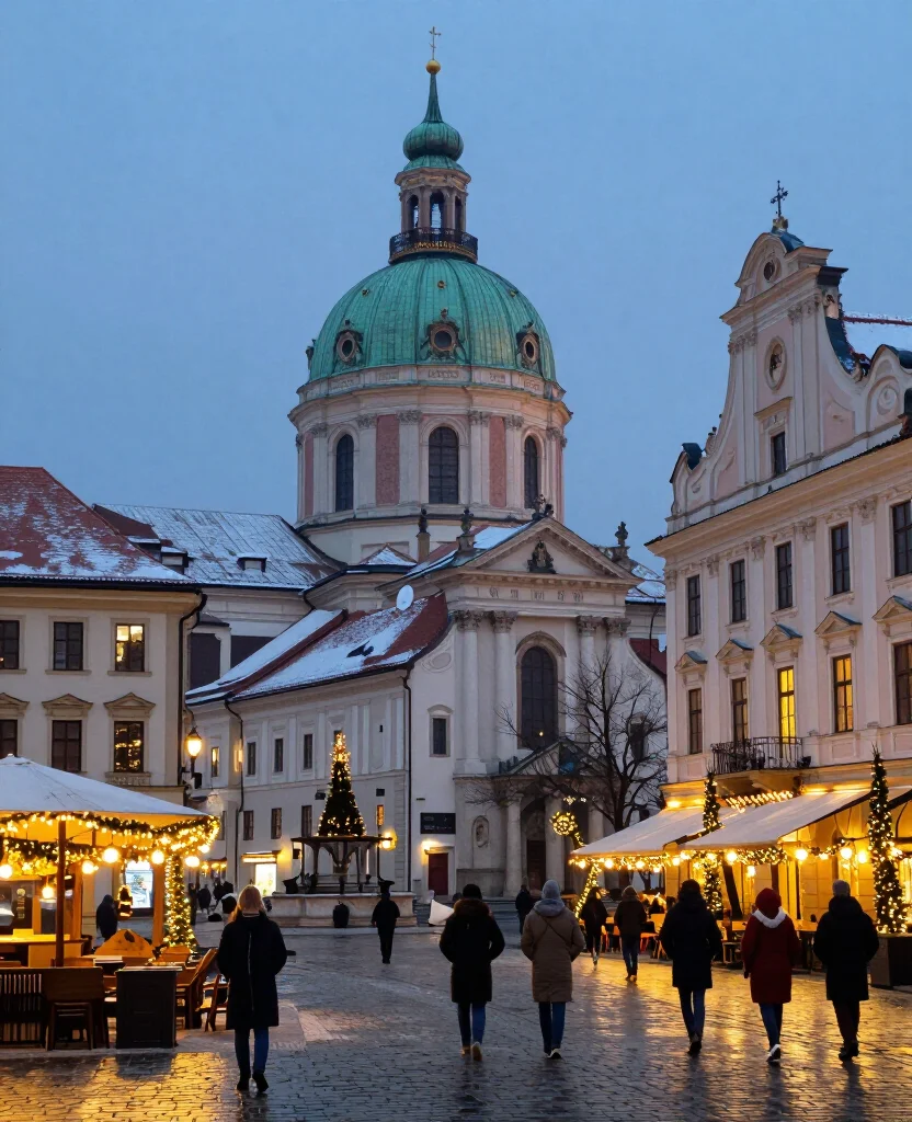 12 Best Places to Visit in Ljubljana in December for an Unforgettable Winter City Break 55 Places to Visit in Ljubljana in December 12 Best Places to Visit in Ljubljana in December for an Unforgettable Winter City Break - 11. Ljubljana Cathedral and Town Square’s Baroque Details 1