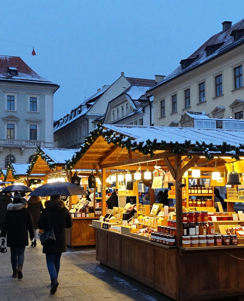 12 Best Places to Visit in Ljubljana in December for an Unforgettable Winter City Break 23 Places to Visit in Ljubljana in December 12 Best Places to Visit in Ljubljana in December for an Unforgettable Winter City Break - 3. Central Market for Festive Treats and Local Flavor 1