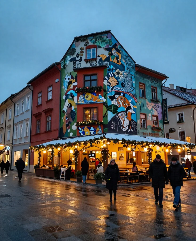 12 Best Places to Visit in Ljubljana in December for an Unforgettable Winter City Break 40 Places to Visit in Ljubljana in December 12 Best Places to Visit in Ljubljana in December for an Unforgettable Winter City Break - 8. Metelkova Mesto for Colorful Nightlife and Street Art 1