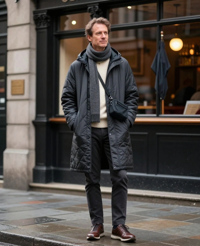 12 Comfortable Dublin Sightseeing Outfits for Exploring All Day (Your Feet Will Thank You for #6!) 66 What to Wear in Dublin in December 12 Comfortable Dublin Sightseeing Outfits for Exploring All Day (Your Feet Will Thank You for #6!) - 10. The Museum-to-Pub Outfit with a Reversible Coat 1
