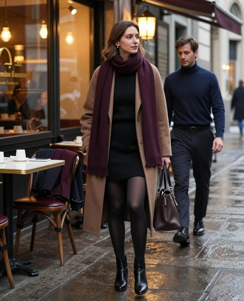 12-Piece Milan December Capsule Wardrobe That Creates 30+ Stylish Outfits (Pack Smarter!) 50 What to Wear in Milan in December 12-Piece Milan December Capsule Wardrobe That Creates 30+ Stylish Outfits (Pack Smarter!) - 10. Turn the Same Pieces Into Evening Looks 1