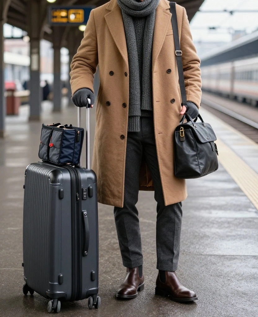 12-Piece Milan December Capsule Wardrobe That Creates 30+ Stylish Outfits (Pack Smarter!) 59 What to Wear in Milan in December 12-Piece Milan December Capsule Wardrobe That Creates 30+ Stylish Outfits (Pack Smarter!) - 11. Prepare for Rain, Trains, and Real Travel Days 1