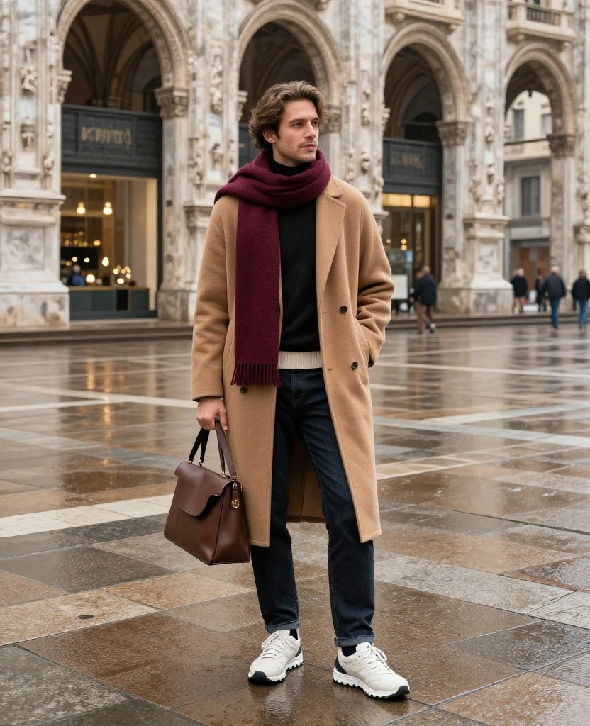 12-Piece Milan December Capsule Wardrobe That Creates 30+ Stylish Outfits (Pack Smarter!) 45 What to Wear in Milan in December 12-Piece Milan December Capsule Wardrobe That Creates 30+ Stylish Outfits (Pack Smarter!) - 9. Build a Comfortable Day of Sightseeing 1