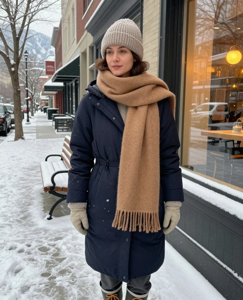 12 Salt Lake City December Clothing Essentials That’ll Save Your Outfit from Freezing Temperatures 19 What to Wear in Salt Lake City in December 12 Salt Lake City December Clothing Essentials That’ll Save Your Outfit from Freezing Temperatures - 5. Wrap Up in a Scarf That Blocks Wind at the Neck 1