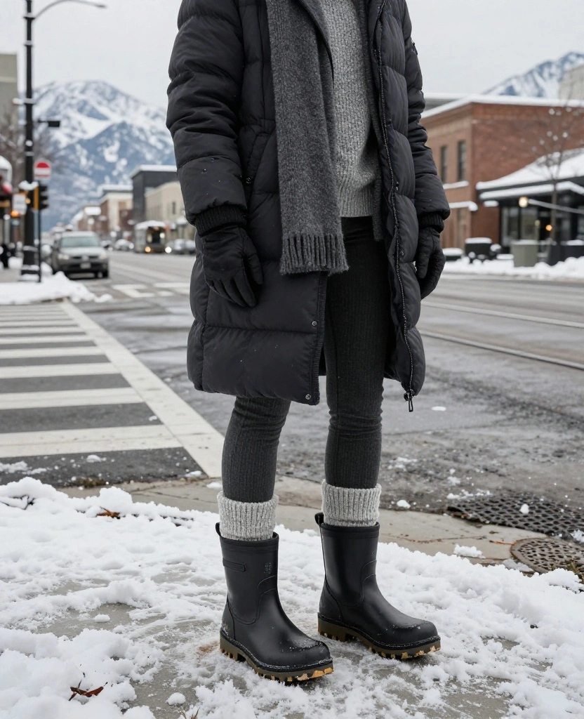 12 Salt Lake City December Clothing Essentials That’ll Save Your Outfit from Freezing Temperatures 42 What to Wear in Salt Lake City in December 12 Salt Lake City December Clothing Essentials That’ll Save Your Outfit from Freezing Temperatures - 8. Pick Waterproof Boots with Room for Wool Socks 1