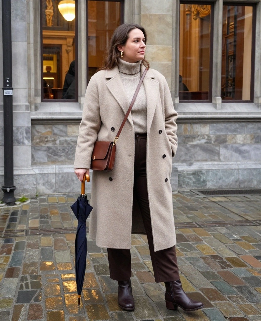 13 Brussels Winter Outfit Ideas That Go From Museum Hopping to Dinner Without a Full Change 1 What to Wear in Brussels in December 13 Brussels Winter Outfit Ideas That Go From Museum Hopping to Dinner Without a Full Change - 1. The Camel Coat, Fine Knit, and Straight-Leg Trouser Formula 1