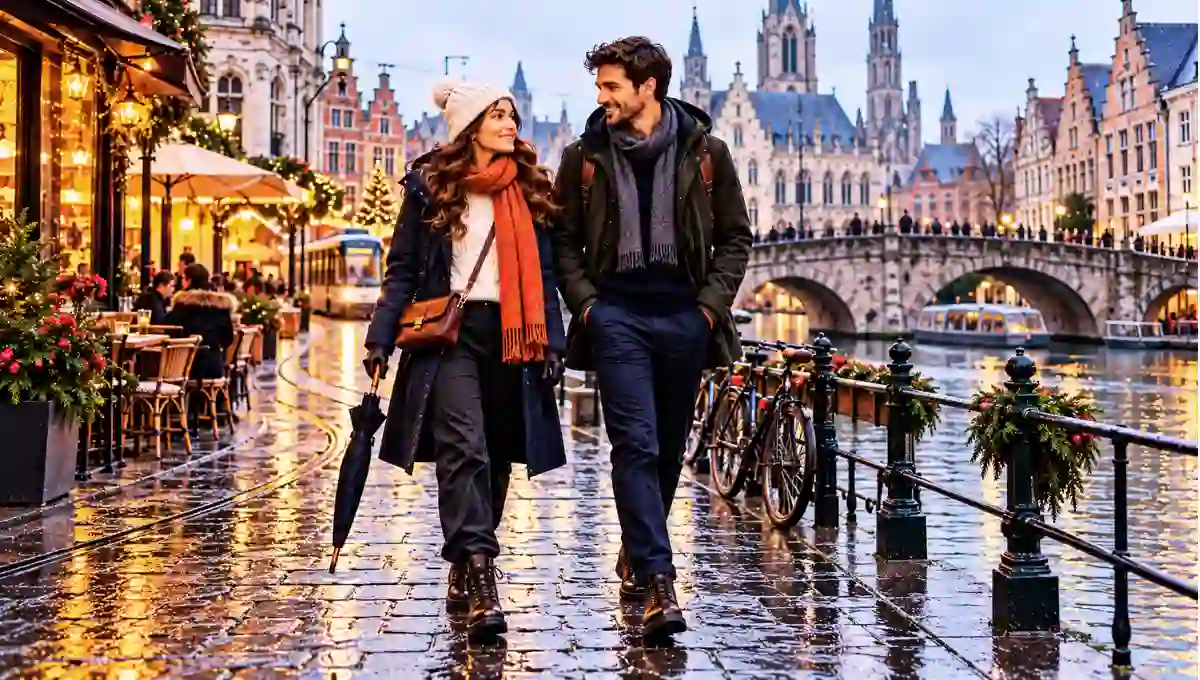 13 Ghent December Outfits Made for Rainy Streets, Cozy Cafés, and Picture-Perfect Travel Photos