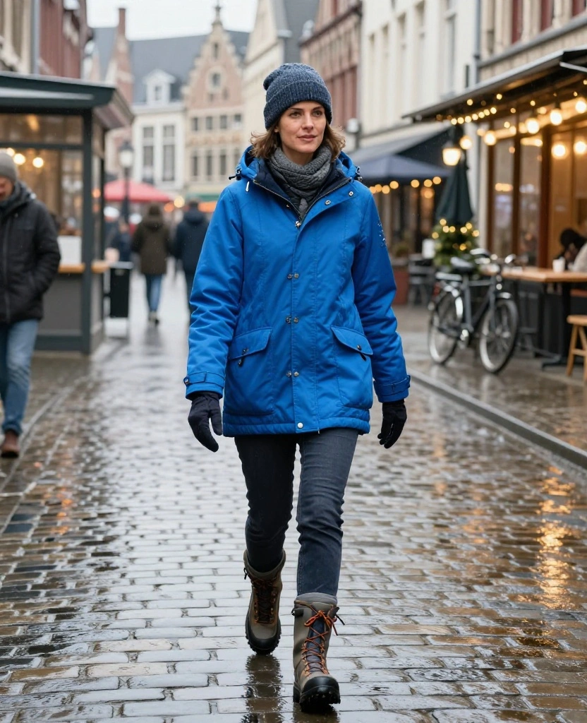 13 Ghent December Outfits Made for Rainy Streets, Cozy Cafés, and Picture-Perfect Travel Photos 71 what to wear in Ghent in December 13 Ghent December Outfits Made for Rainy Streets, Cozy Cafés, and Picture-Perfect Travel Photos - 11. The Colorful Parka for Winter Markets and Wet Wandering 1