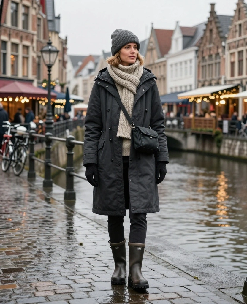 13 Ghent December Outfits Made for Rainy Streets, Cozy Cafés, and Picture-Perfect Travel Photos 96 what to wear in Ghent in December 13 Ghent December Outfits Made for Rainy Streets, Cozy Cafés, and Picture-Perfect Travel Photos - Conclusion: Warm Layers Make the Rain Part of the Trip 1