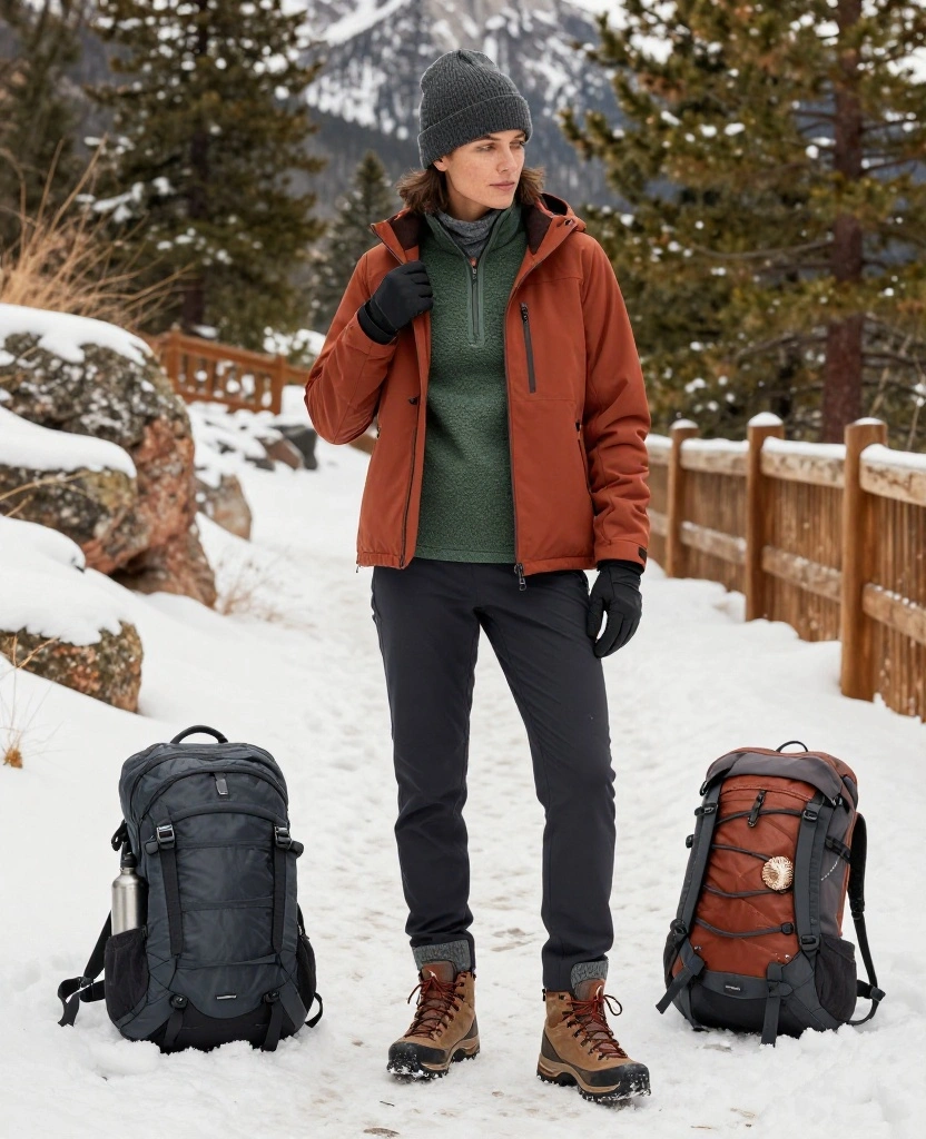 13 Stylish Boulder December Outfits That Prove Warm Clothes Can Still Look Amazing! 13 What to Wear in Boulder in December 13 Stylish Boulder December Outfits That Prove Warm Clothes Can Still Look Amazing! - 3. The Trailhead-to-Town Insulated Hiker Outfit 1