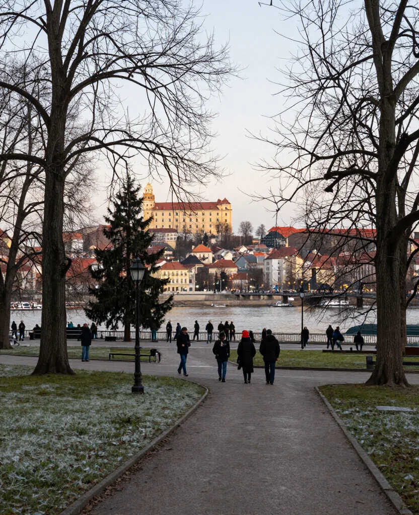 15 Best Places to Visit in Bratislava in December for an Unforgettable Winter City Break 32 places to visit in Bratislava in December 15 Best Places to Visit in Bratislava in December for an Unforgettable Winter City Break - 10. Sad Janka Kráľa: A Peaceful Winter Park Across the River 1