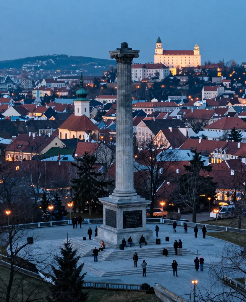 15 Best Places to Visit in Bratislava in December for an Unforgettable Winter City Break 44 places to visit in Bratislava in December 15 Best Places to Visit in Bratislava in December for an Unforgettable Winter City Break - 12. Slavín Memorial: A High View Over Bratislava 1
