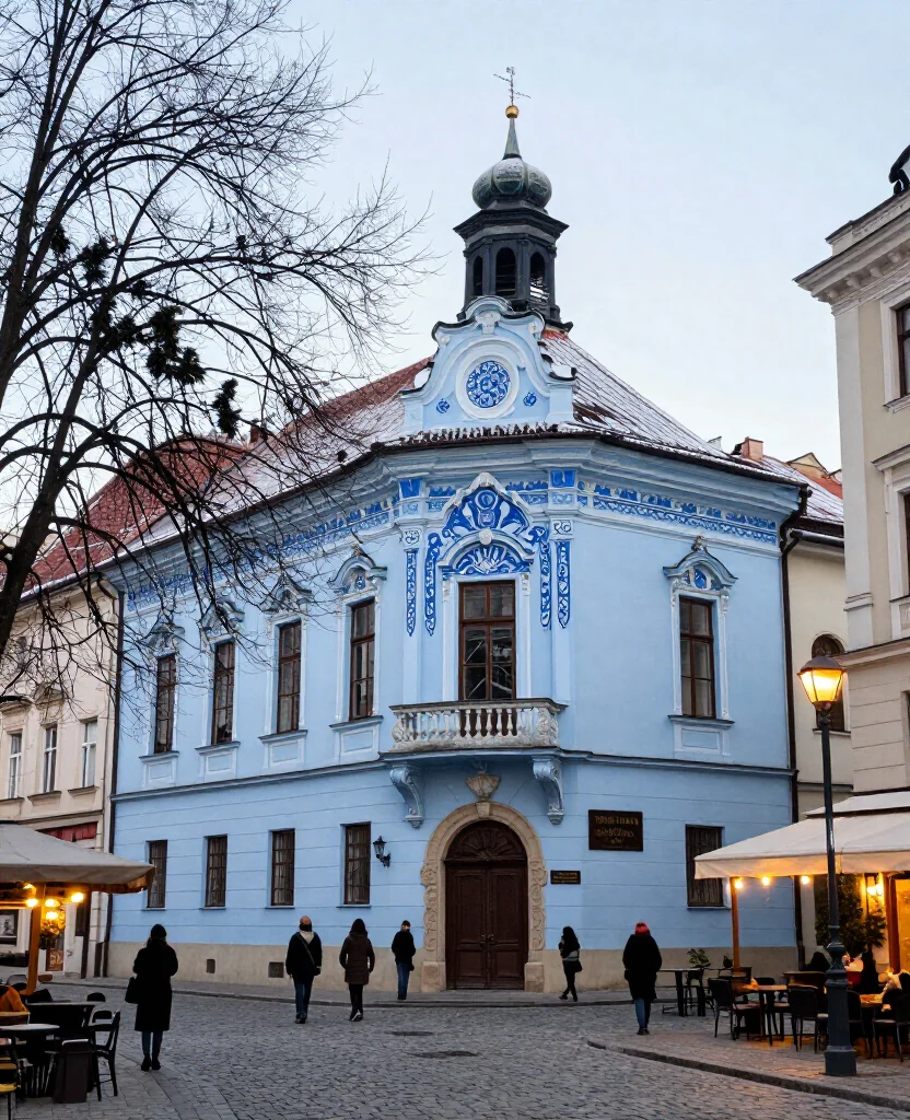 15 Best Places to Visit in Bratislava in December for an Unforgettable Winter City Break 27 places to visit in Bratislava in December 15 Best Places to Visit in Bratislava in December for an Unforgettable Winter City Break - 7. The Blue Church: A Fairytale Stop in Bratislava 1