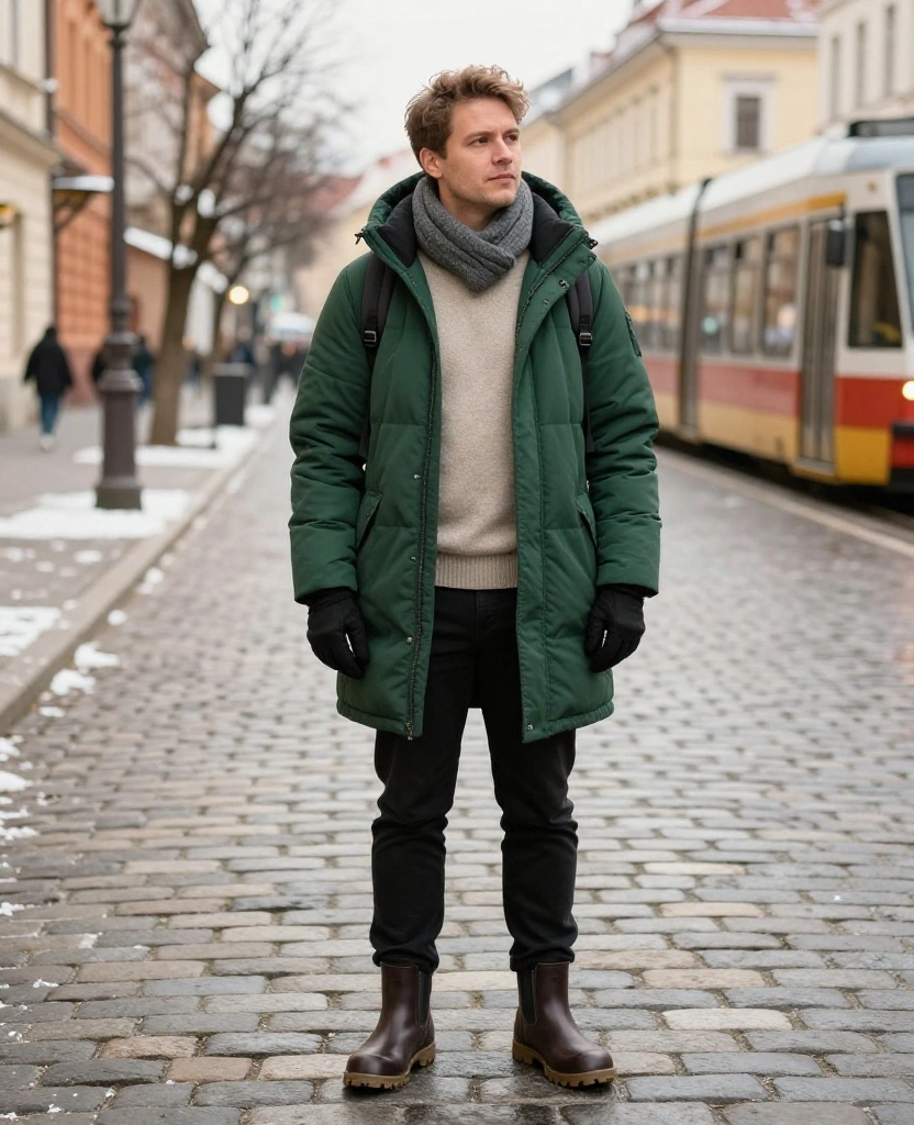 15 Bratislava Winter Outfits That’ll Keep You Warm While Exploring the City (Without Looking Bulky!) 60 What to Wear in Bratislava in December 15 Bratislava Winter Outfits That’ll Keep You Warm While Exploring the City (Without Looking Bulky!) - 10. Warm Boots First, Then Build the Outfit Around Them 1