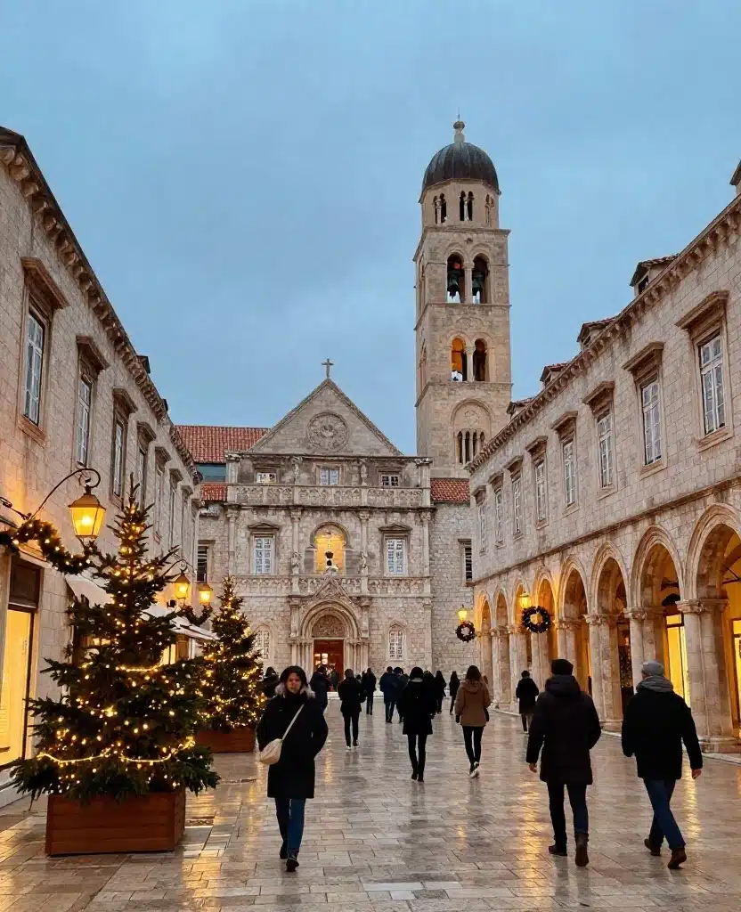 15 Magical Places to Visit in Dubrovnik in December That Feel Like a Winter Fairytale 17 Places to Visit in Dubrovnik in December 15 Magical Places to Visit in Dubrovnik in December That Feel Like a Winter Fairytale - 13. Sponza Palace and the Lantern-Lit Old Town Lanes 1