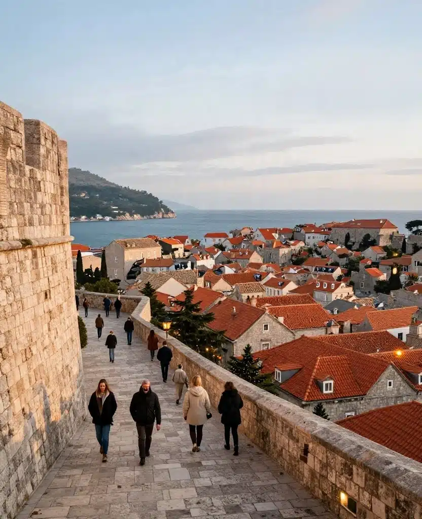15 Magical Places to Visit in Dubrovnik in December That Feel Like a Winter Fairytale 2 Places to Visit in Dubrovnik in December 15 Magical Places to Visit in Dubrovnik in December That Feel Like a Winter Fairytale - 2. The Ancient City Walls in Crisp Winter Air 1