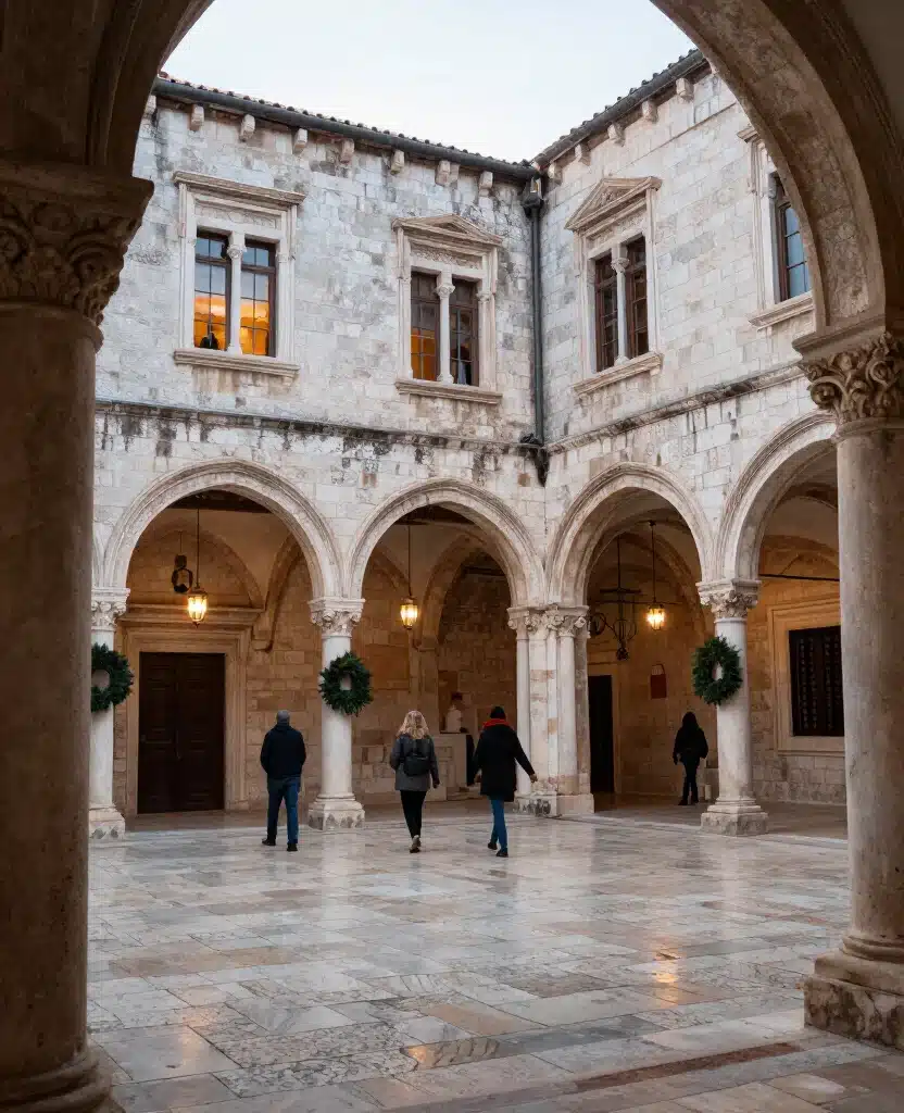 15 Magical Places to Visit in Dubrovnik in December That Feel Like a Winter Fairytale 4 Places to Visit in Dubrovnik in December 15 Magical Places to Visit in Dubrovnik in December That Feel Like a Winter Fairytale - 4. Rector’s Palace and Its Quiet Courtyards 1