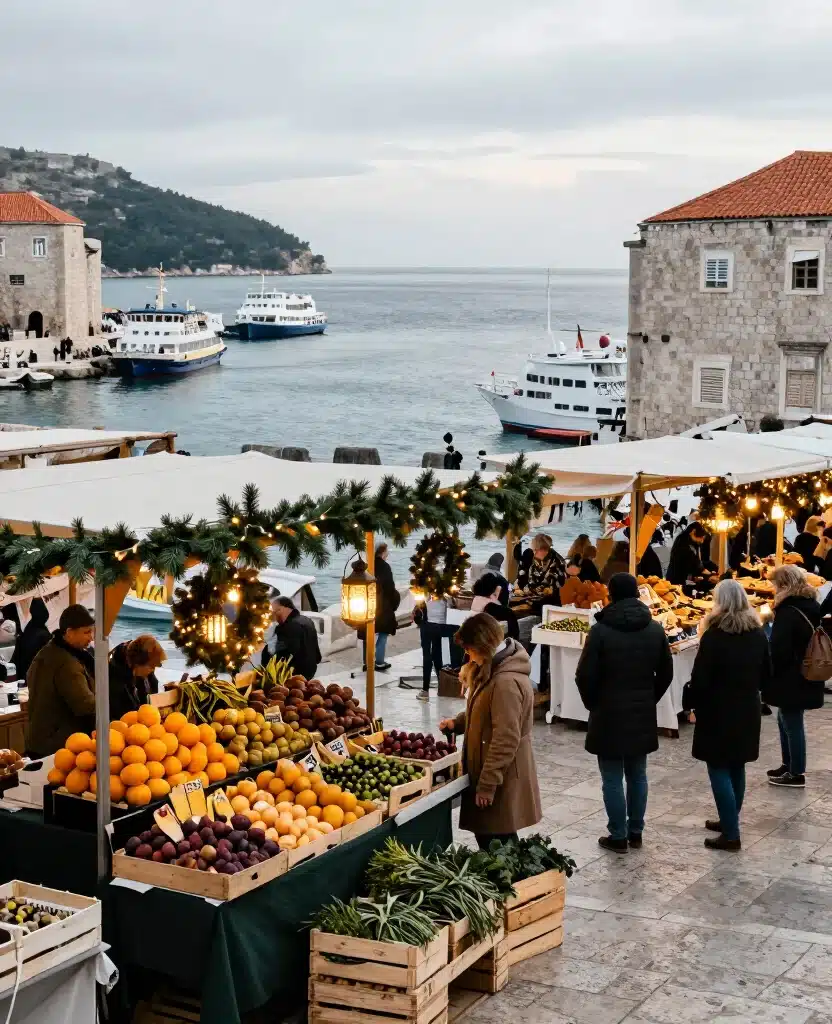 15 Magical Places to Visit in Dubrovnik in December That Feel Like a Winter Fairytale 11 Places to Visit in Dubrovnik in December 15 Magical Places to Visit in Dubrovnik in December That Feel Like a Winter Fairytale - 9. Gruž Market and the Winter Harbor Rhythm 1