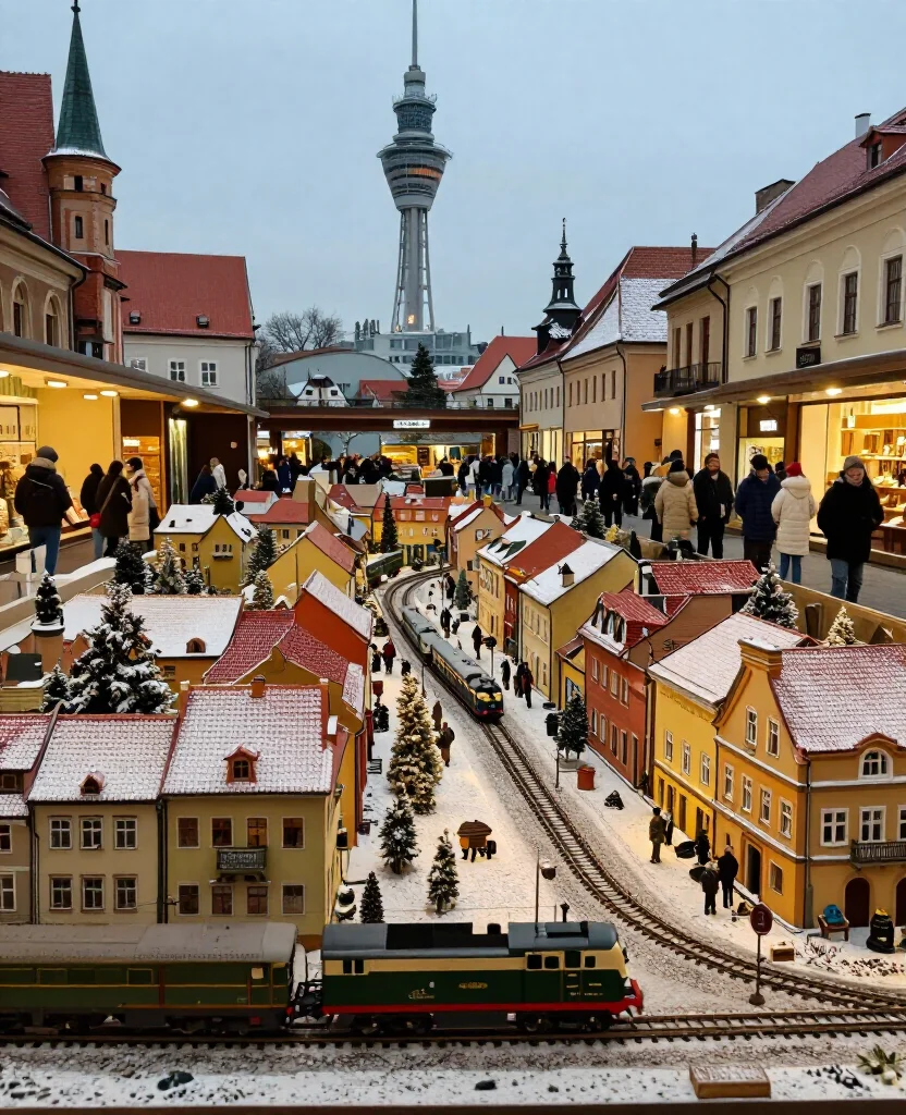 15 Places to Visit in Wroclaw in December That’ll Make Your Winter Trip Unforgettable 13 Places to Visit in Wroclaw in December 15 Places to Visit in Wroclaw in December That’ll Make Your Winter Trip Unforgettable - 11. Kolejkowo at Sky Tower for a Tiny Winter Wroclaw 1