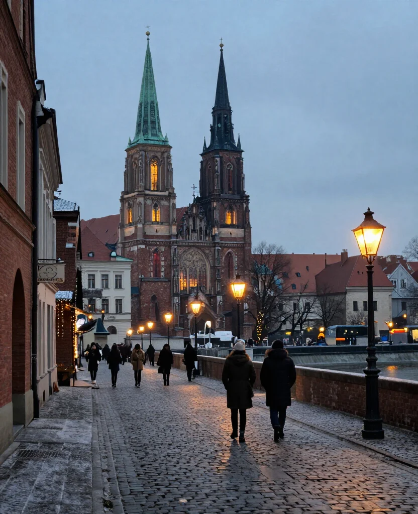 15 Places to Visit in Wroclaw in December That’ll Make Your Winter Trip Unforgettable 2 Places to Visit in Wroclaw in December 15 Places to Visit in Wroclaw in December That’ll Make Your Winter Trip Unforgettable - 2. Ostrów Tumski and the Cathedral Island Gas Lamps 1