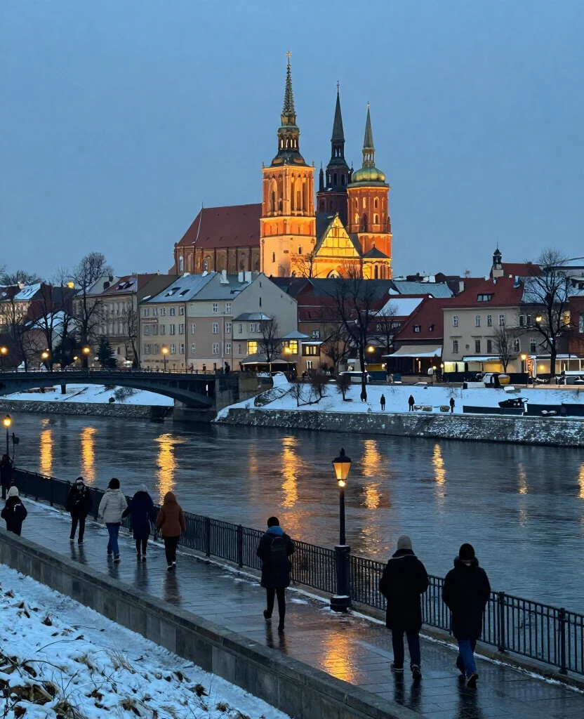 15 Places to Visit in Wroclaw in December That’ll Make Your Winter Trip Unforgettable 7 Places to Visit in Wroclaw in December 15 Places to Visit in Wroclaw in December That’ll Make Your Winter Trip Unforgettable - 7. Oder River Bridges and the Winter Riverside Walk 1