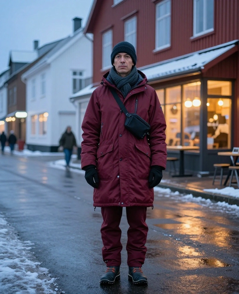 15 Reykjavík December Outfit Ideas That Are Cozy, Waterproof, and Seriously Photo-Ready 89 What to wear in Reykjavík in December 15 Reykjavík December Outfit Ideas That Are Cozy, Waterproof, and Seriously Photo-Ready - 13. A Sunset-to-Café Layering Outfit 1