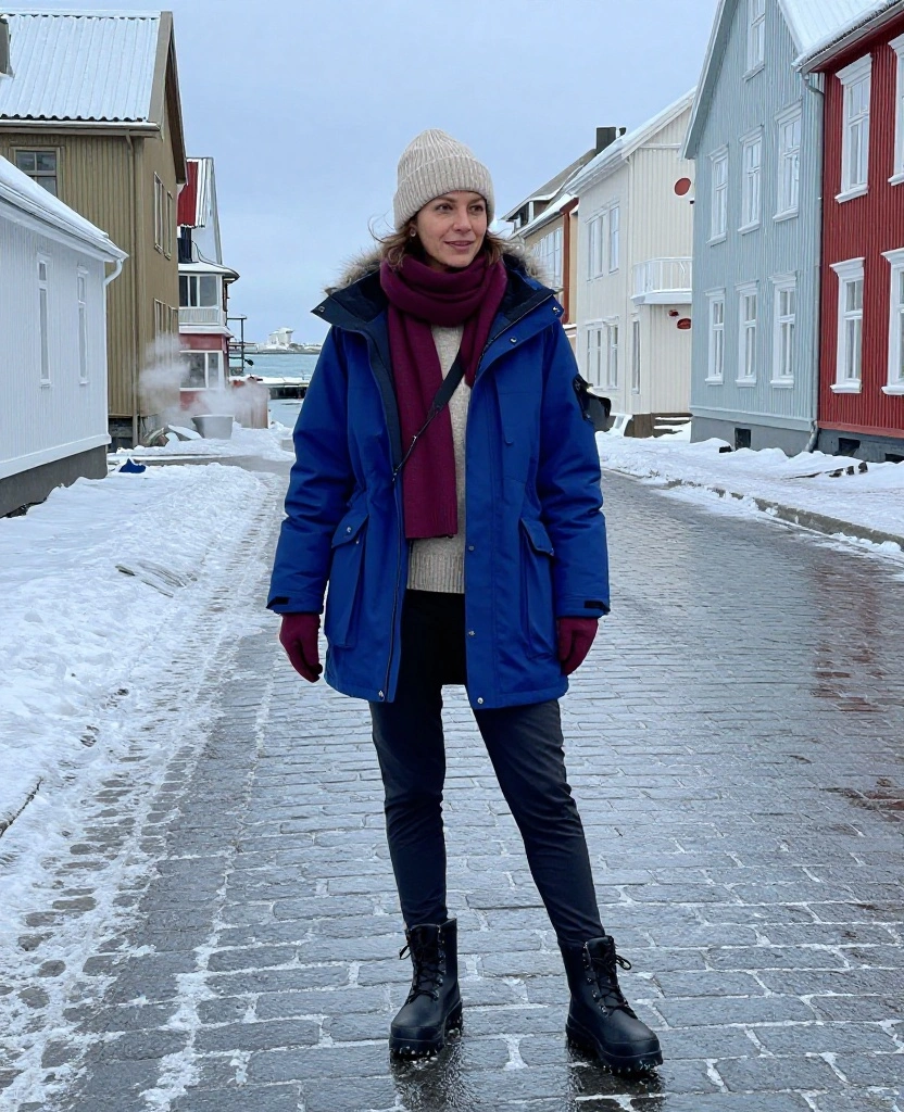 15 Reykjavík December Outfit Ideas That Are Cozy, Waterproof, and Seriously Photo-Ready 103 What to wear in Reykjavík in December 15 Reykjavík December Outfit Ideas That Are Cozy, Waterproof, and Seriously Photo-Ready - 15. The Color-Blocked Outfit That Stands Out in Snow 1