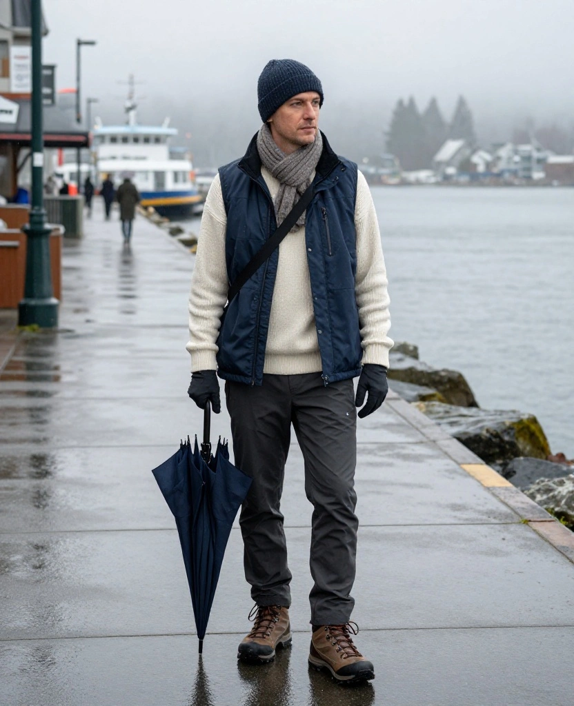 15 Victoria December Outfits That Keep You Cozy, Dry, and Totally Photo-Ready 73 what to wear in Victoria in December 15 Victoria December Outfits That Keep You Cozy, Dry, and Totally Photo-Ready - 11. The Carry-On-Friendly Victoria Packing Outfit 1