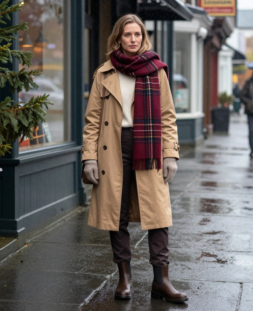 15 Victoria December Outfits That Keep You Cozy, Dry, and Totally Photo-Ready 103 what to wear in Victoria in December 15 Victoria December Outfits That Keep You Cozy, Dry, and Totally Photo-Ready - 15. Make the Scarf or Beanie the Main Character 1