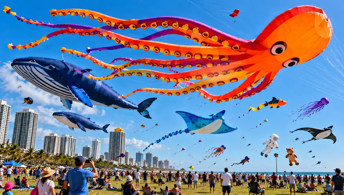 Florida's Biggest Kite Festival Returns to Miami With 100-Foot Flying Creatures — And Admission Is Free 1 Miami Kite Festival 2026 Florida's Biggest Kite Festival Returns to Miami With 100-Foot Flying Creatures — And Admission Is Free