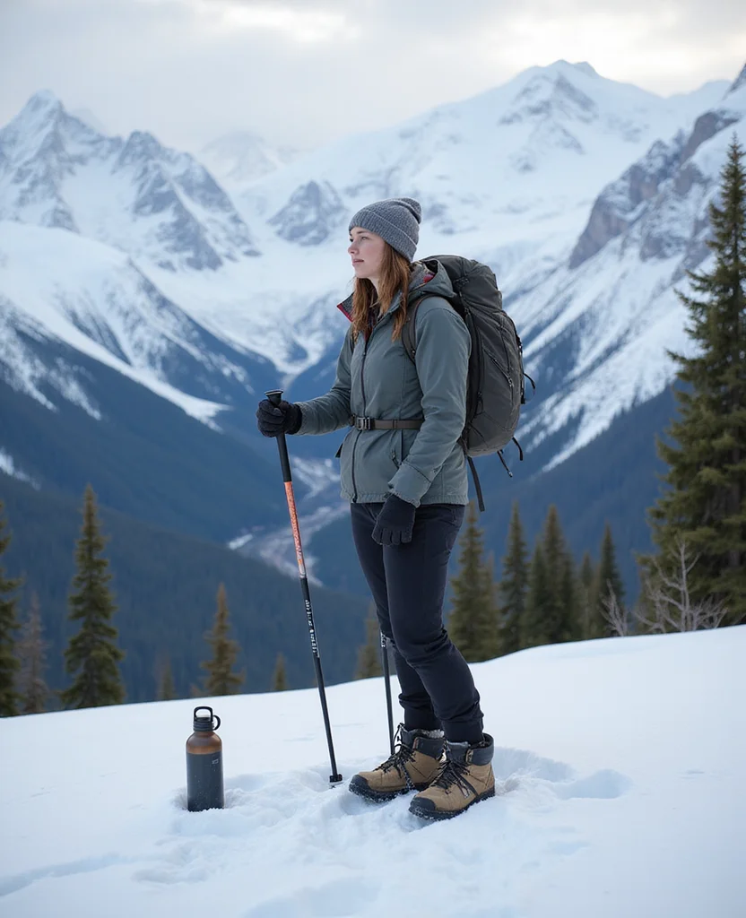 What to Wear Hiking in Jasper in December: 13 Must-Have Layers for Snowy Trails 22 What to Wear in Jasper in December What to Wear Hiking in Jasper in December: 13 Must-Have Layers for Snowy Trails - 4. Carry an Insulated Jacket for Stops and Exposed Ridges 1