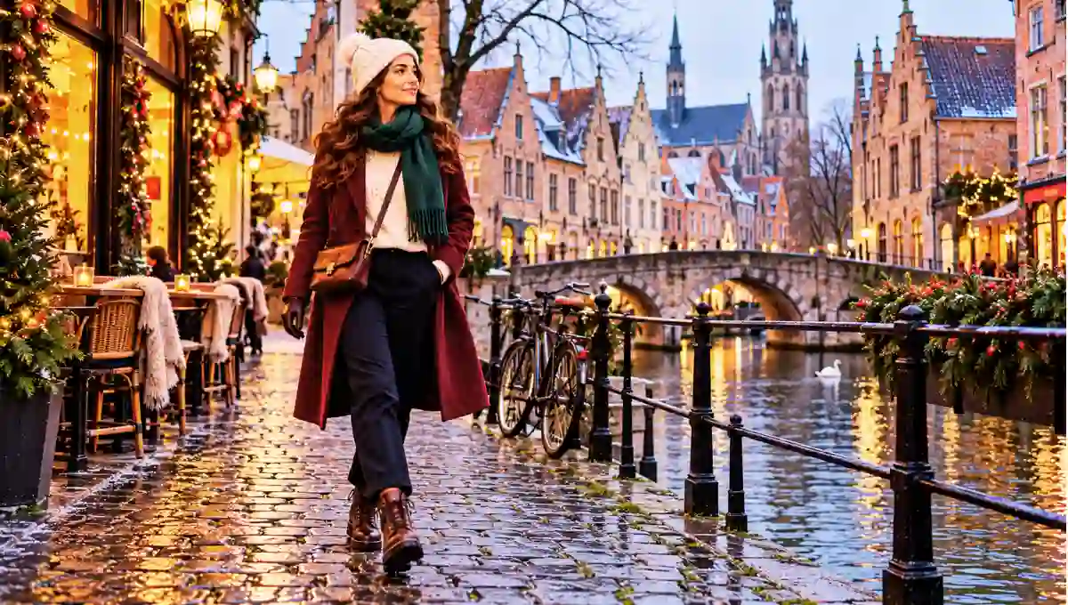 What to Wear in Bruges in December 15 Cozy Winter Outfits That Look Chic in Every Photo
