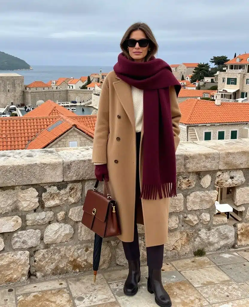 What to Wear in Dubrovnik in December: 15 Chic Winter Outfits That Beat the Coastal Chill 82 What to Wear in Dubrovnik in December What to Wear in Dubrovnik in December: 15 Chic Winter Outfits That Beat the Coastal Chill - 13. Let Accessories Do the Heavy Lifting 1
